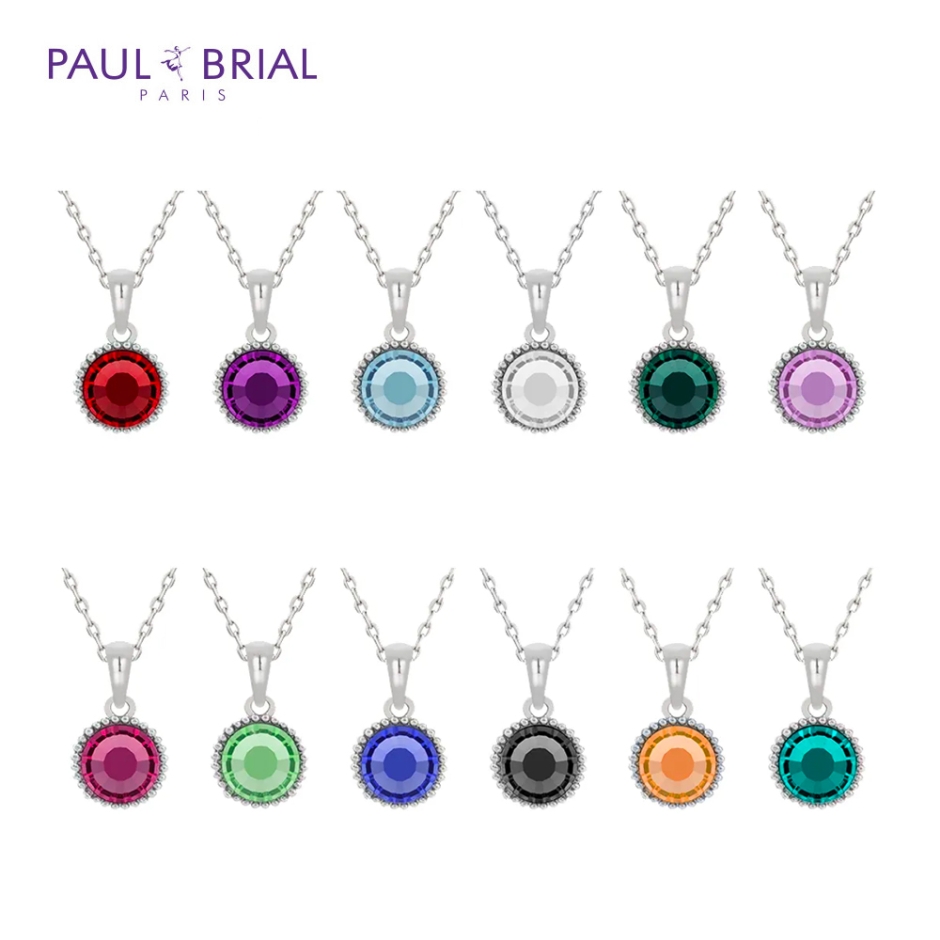 [PAUL BRIAL] 폴브리알 주얼리 BRASS 탄생석 목걸이 PYBN001S