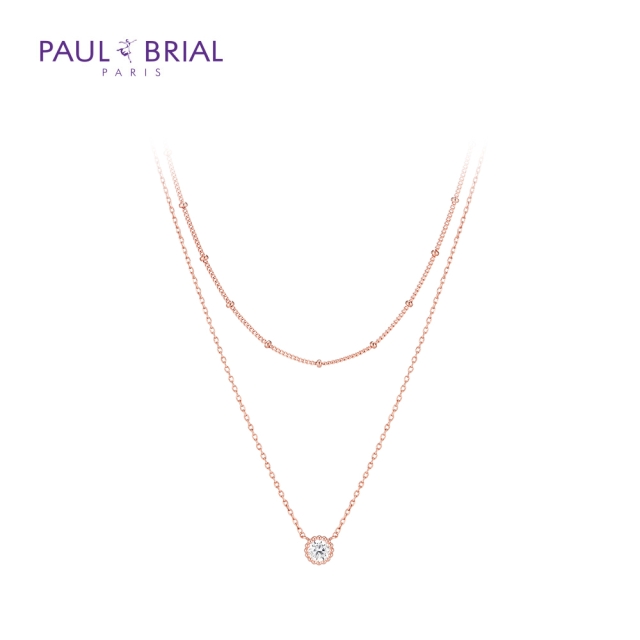 [PAUL BRIAL] 폴브리알 주얼리 BRASS 레이어드 목걸이(W) PABN0047
