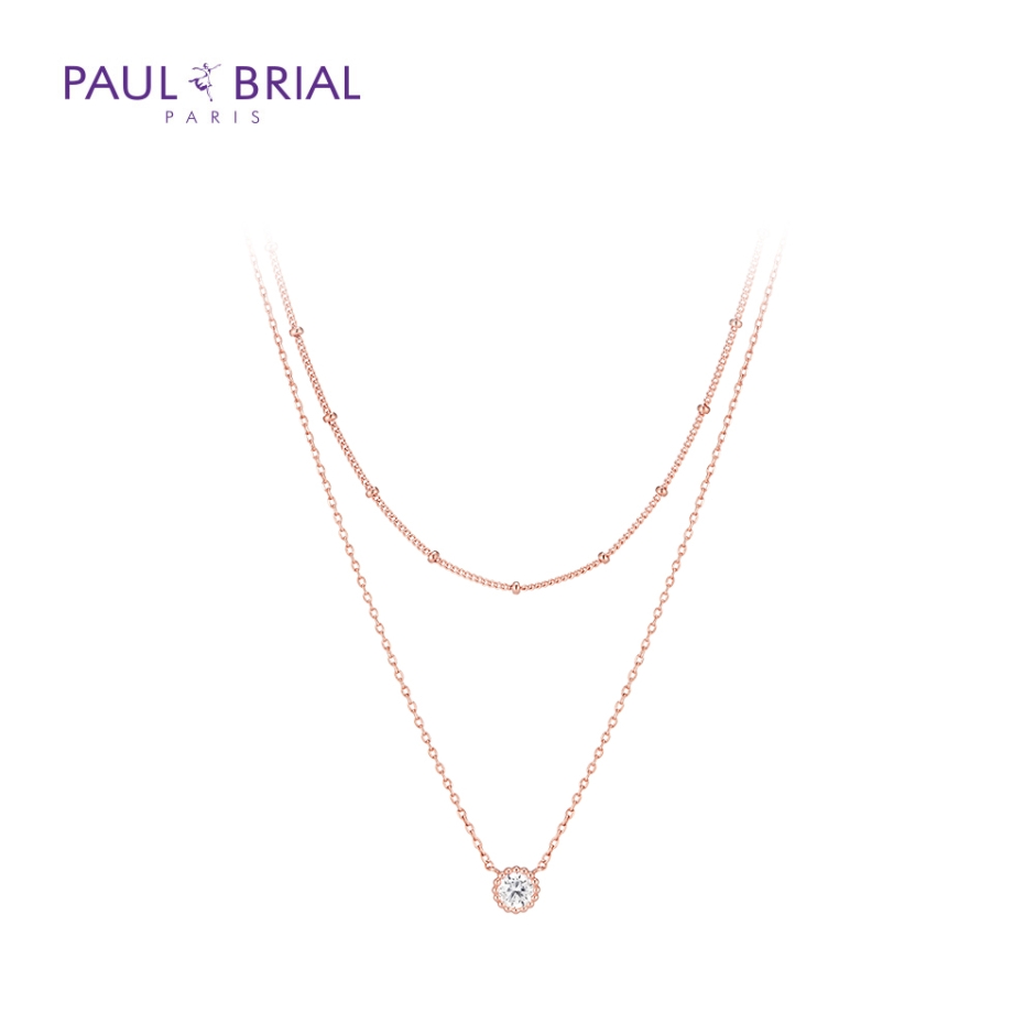 [PAUL BRIAL] 폴브리알 주얼리 BRASS 레이어드 목걸이(W) PABN0047
