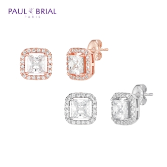 [PAUL BRIAL] 폴브리알 주얼리 BRASS 스퀘어 귀걸이 PPBE0062