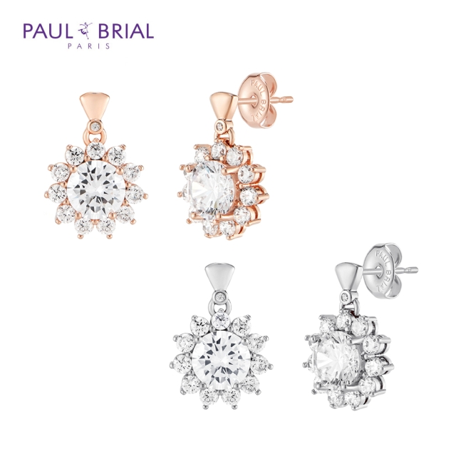 [PAUL BRIAL] 폴브리알 주얼리 BRASS 플라워 귀걸이 PGBE0083