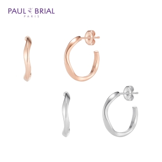 [PAUL BRIAL] 폴브리알 주얼리 BRASS 물결 링 귀걸이 PYBE0116