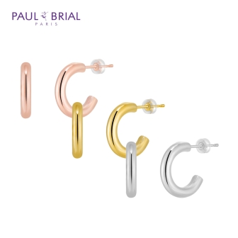 [PAUL BRIAL] 폴브리알 주얼리 BRASS 베이직 도넛링 귀걸이 大 PYBE0176
