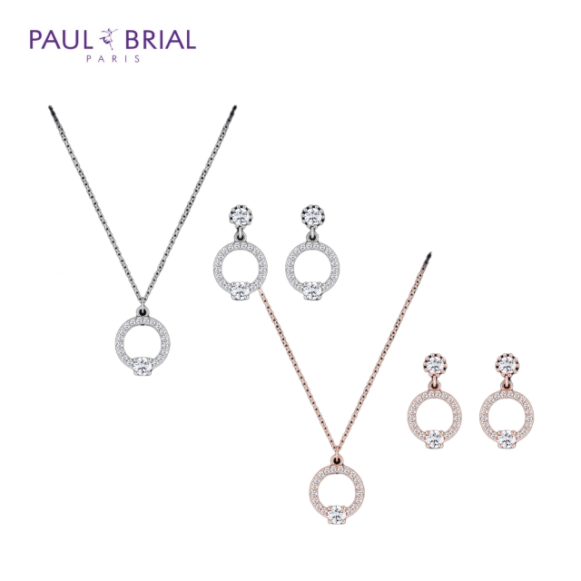 [PAUL BRIAL] 폴브리알 주얼리 BRASS 큐빅 서클 SET PYBS0196