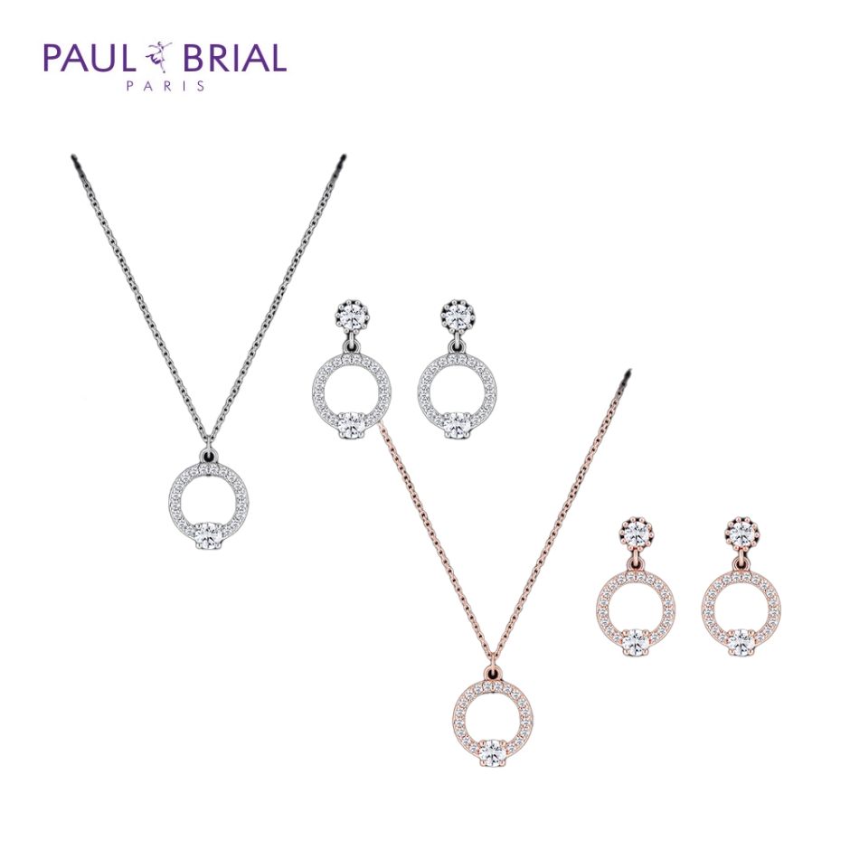 [PAUL BRIAL] 폴브리알 주얼리 BRASS 큐빅 서클 SET PYBS0196