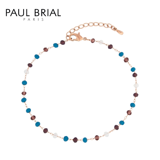 [PAUL BRIAL] 폴브리알 주얼리 BRASS 비즈 팔찌(BLUE) PJBB0222
