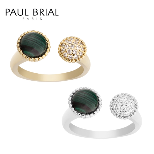 [PAUL BRIAL] 폴브리알 주얼리 BRASS 말라카이트 반지 PYBR0241
