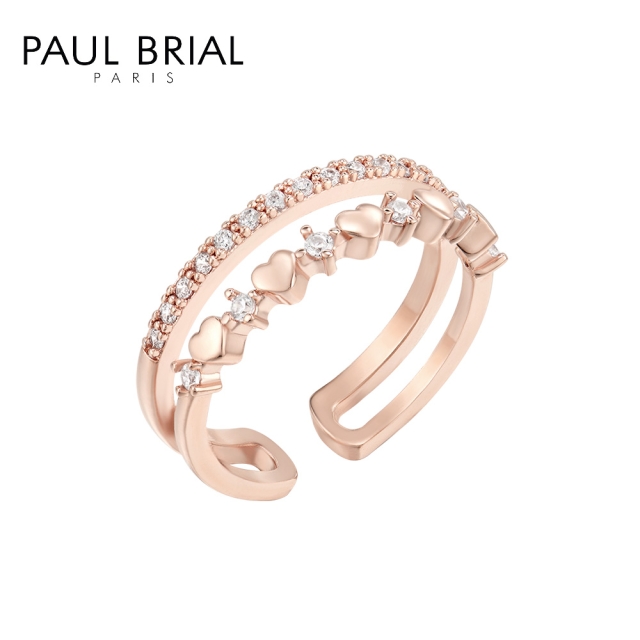 [PAUL BRIAL] 폴브리알 하트 투라인 반지_PYBR0262