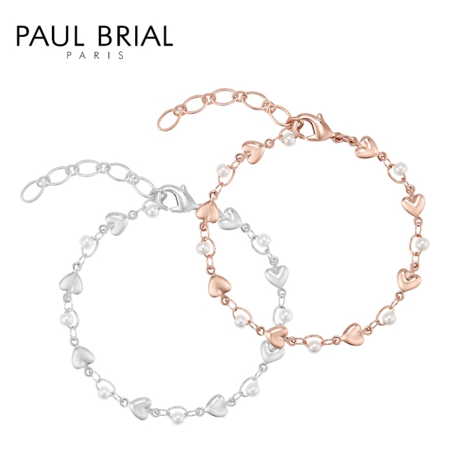 [PAUL BRIAL] 폴브리알 진주 하트 팔찌_PYBB0265