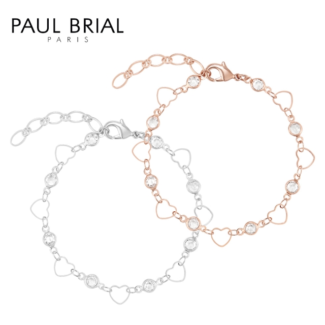 [PAUL BRIAL] 폴브리알 원형 스톤 하트 팔찌_PYBB0267
