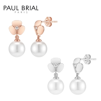 [PAUL BRIAL] 폴브리알 진주 큐빅 귀걸이_PGBE0274