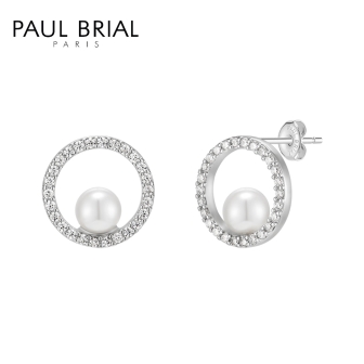 [PAUL BRIAL] 폴브리알 이너써클 펄 귀걸이_PYBE0279