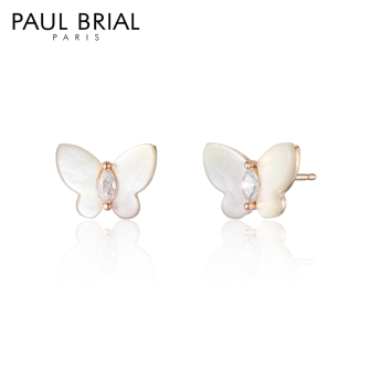 [PAUL BRIAL] 폴브리알 자개 나비 귀걸이_PNBE0287