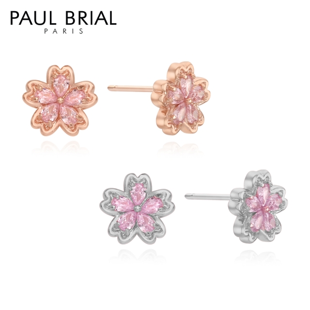 [PAUL BRIAL] 폴브리알 쁘띠 체리블라썸 귀걸이_PUBE0291