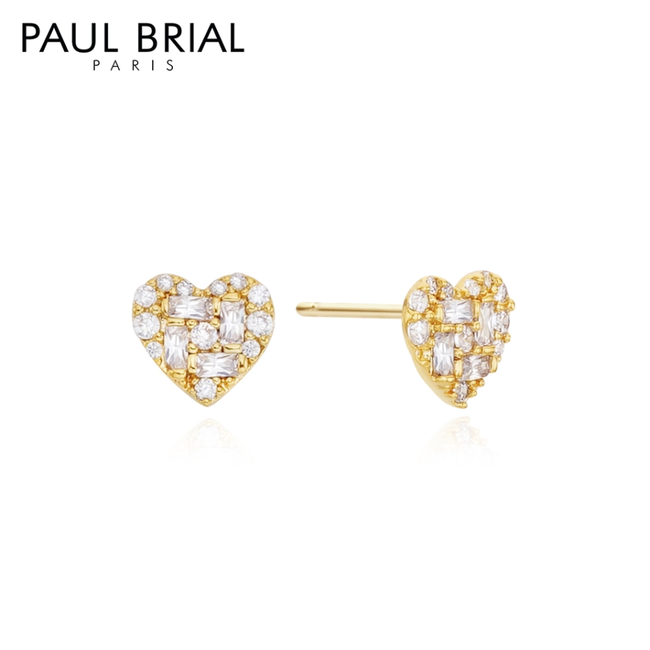 [PAUL BRIAL] 폴브리알 블링 하트 귀걸이_PYBE0303