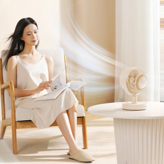 무소음 자동회전 캠핑 탁상용 책상 에어플레인 미니 서큘레이터