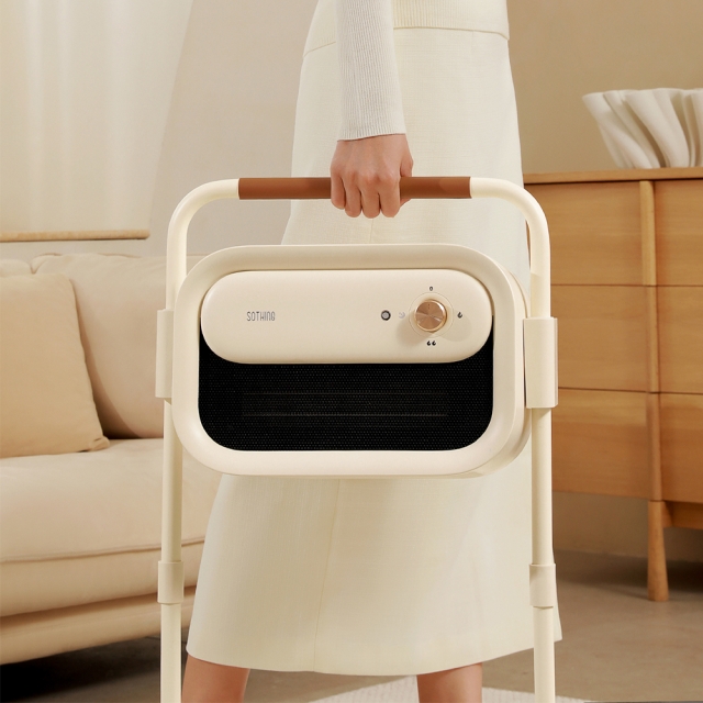 저소음 상하이동 웜베이비 스탠드 온풍기