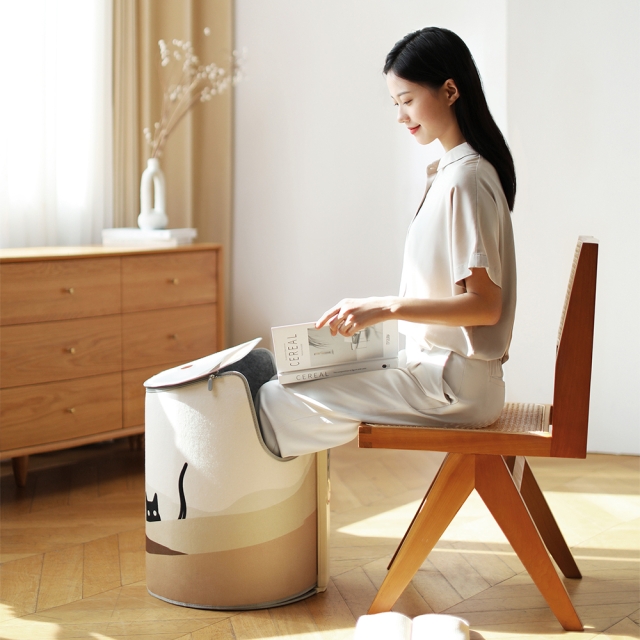 LED 6단계 온도조절 웜베이비 히팅패드 라운드, 히팅, 패드, 히팅패드