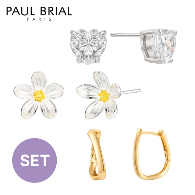 [PAUL BRIAL] 폴브리알 귀걸이 3종 SET