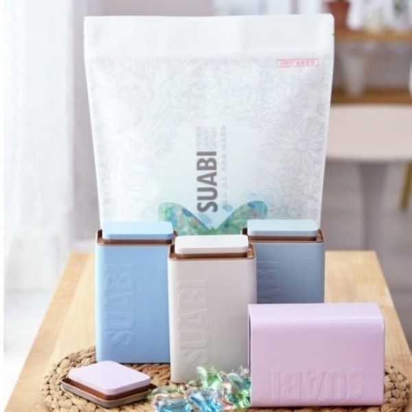 [수아비] 국내산 고농축 캡슐세제 저자극 드럼 통돌이 겸용 30개입 + 전용틴케이스