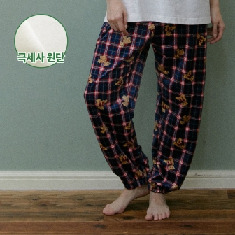 DAB 댑 쿠키샵 테디 극세사 조거 잠옷바지 여성용_DPJ19770