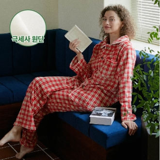 DAB 댑 노엘 체크 수면 잠옷세트 남녀공용_GPJ17269