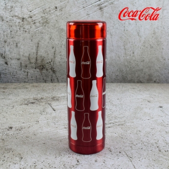 코카콜라 정품 라이센스 아플리케 슬림 보온보냉 텀블러
