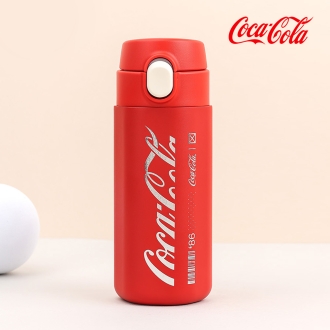 코카콜라 정품 논슬립 원터치 이중스텐 텀블러