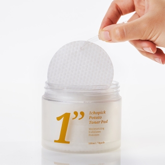 [일초픽] 미백 주름 이중기능성 약산성 감자토너패드 180ml (70매)