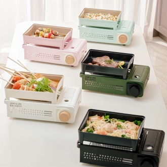 [포니] 캠핑잇템 구이바다 만능 미니스토브 버너 전골팬