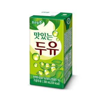 [푸르밀] 맛있는 두유 200ml x 24개입