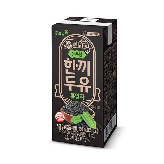 [푸르밀] 한끼두유 흑임자 190ml x 24개입