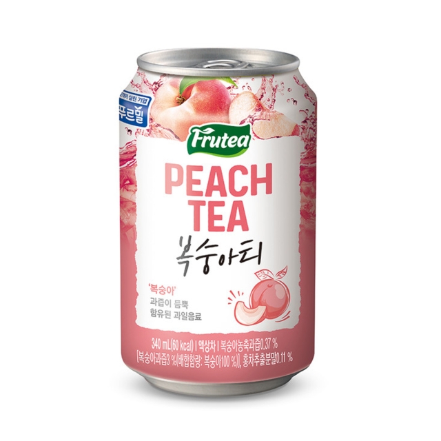 [푸르밀] 푸르티 캔 복숭아 340ml x 24개입