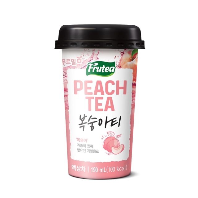 [푸르밀]  푸르티 복숭아티 190ml x 10개입