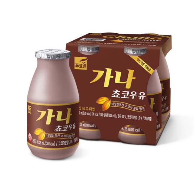 [푸르밀] 가나 초코우유 225ml x 24개입