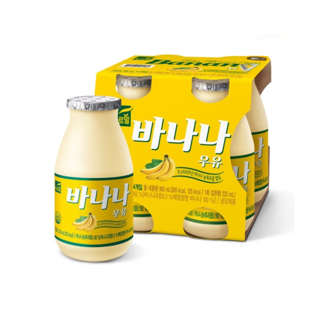 [푸르밀] 생과즙 바나나우유 225ml x 24개입