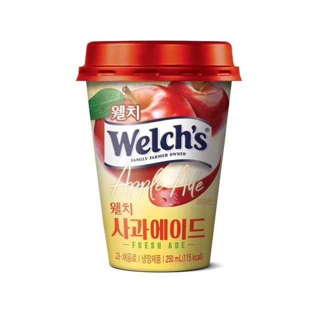 [푸르밀] 웰치 사과 에이드 250ml x 10개입
