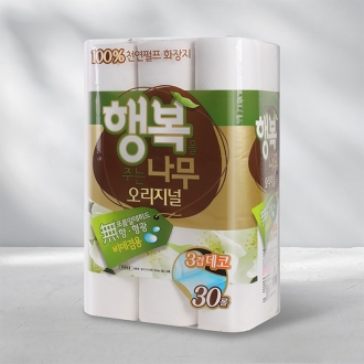 [행복을주는나무] 비데겸용 부드러운 오리지널 27m x 30롤