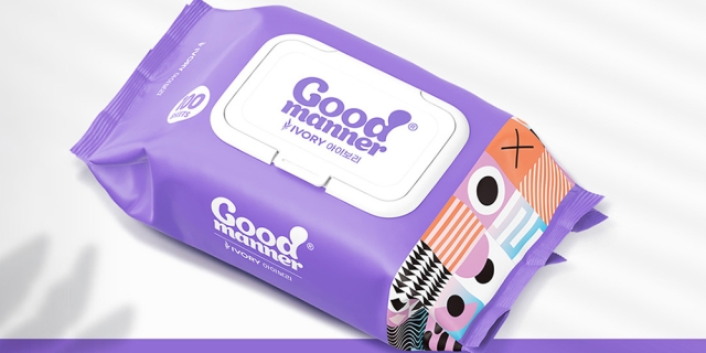 [굿매너] EWG 올그린 저자극 프리미엄 엠보 물티슈 100매 x 8팩