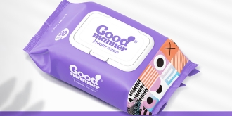 [굿매너] EWG 올그린 저자극 프리미엄 엠보 물티슈 100매 x 8팩