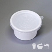 소스용기 IM 70파이 대 백색 3000세트 일회용다용도소스용기