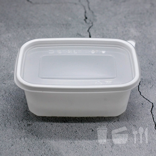 M-1014C 흰색-600세트 사각반죽용기 반찬 국 400ml 일회용기 M-1014C 흰색-600세트 사각반죽용기 반찬 국 400ml 일회용기