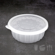 TY158파이-삼계탕용기 소, 300세트 650ml 반투명 설렁탕 일회용기