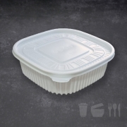 TY일회용사각탕용기(소) 백색 흰색 200세트1800ml 찜,감자탕포장배달 220mm 정사각