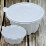 215파이 탕용기(EH-215) 소 중 대 백색 200개세트 1800ml 2200ml 2500ml