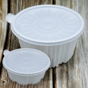 215파이 탕용기(EH-215) 소 중 대 백색 200개세트 1800ml 2200ml 2500ml