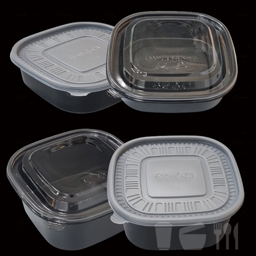 TY-180mm 정사각일회용기 검정 블랙-300개세트 죽 도시락 반찬 샐러드 덮밥용기 소중대특대 TY-180mm 정사각일회용기 검정 블랙-300개세트 죽 도시락 반찬 샐러드 덮밥용기 소중대특대