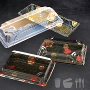 초밥, 회포장용기 XYW-02(400개) XYW-03(400개) XYW-05(400개)세트 회 스시 도시락 떡포장 꽃무늬포장 XYW