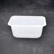 실링용기 TY 4호 화이트 2400개 (135x95) 400ml 깨끗하고 튼튼한 일회용포장용기