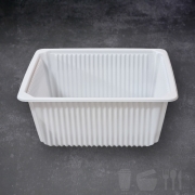 실링용기 TY231911 화이트,블랙 400개 검정, 백색 일회용포장용기 3000ml